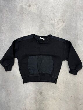 Zara Kids Black Sweatshirt Size 3-4 Years Pullover